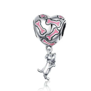Frontpage: Silver & Pink Puppy Charm