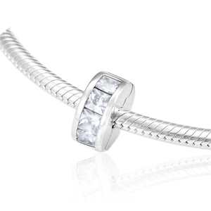 Accessories: Square Stoned Clip Stopper