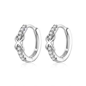 Earrings: Infinity Hoop Earrings