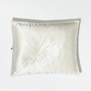 Silk/Cotton Pillowcase - White