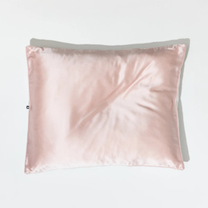 Silk/Cotton Pillowcase - Rose Quartz