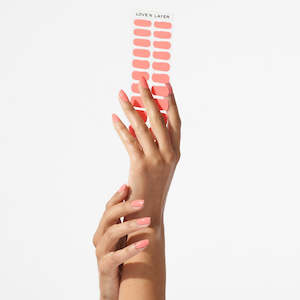 Solid Hand Layers: Pale Coral