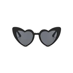 Accessories: Love Heart Glasses - Black