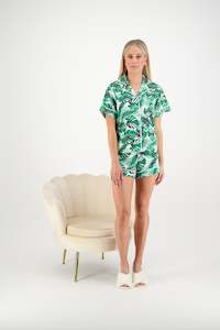 Sienna Short PJ Set - Hamptons - S & XL sizes only!