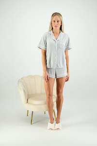 Sale: Ellie Modal Supersoft Short PJ Set - Grey Marle