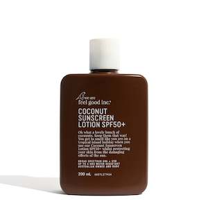 Sun Care: We Are Feel Good Coconut Sunscreen SPF50+ 200ml