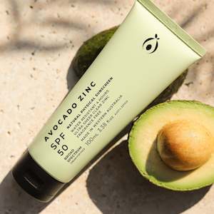 Sun Care: Avocado Zinc SPF 50 Natural Physical Sunscreen