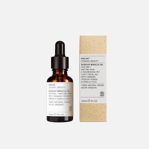Oils: EVOLVE Organic Beauty Rosehip Miracle Oil 30ml