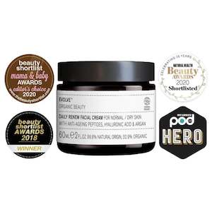 Moisturisers: EVOLVE Organic Beauty Daily Renew Facial Cream