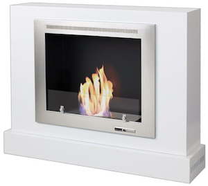 Products: VioFlame Convection Fireplace (White) VFC2100W - The Smokehouse New ZealandThe Smokehouse New Zealand