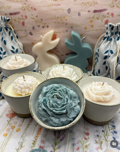 Products: Lotus Ceramic Candle the social scent co