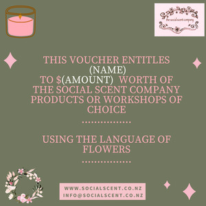 Products: Gift Voucher the social scent co