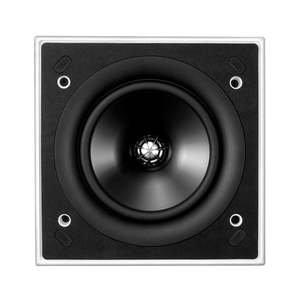 In Ceiling Speakers: KEF CI160QS Square In-Wall/Ceiling Speaker - Individual
