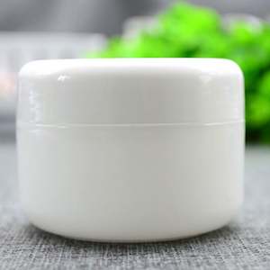 Plastic Packaging: White 100ml Cream Jar