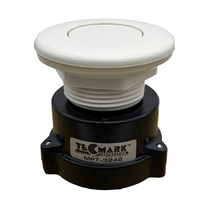 Air Buttons Switches: Air Button White Flush Mount