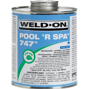 Spa Pool Glue And Primer: PVC Glue WeldOn Pool R Spa 473ml