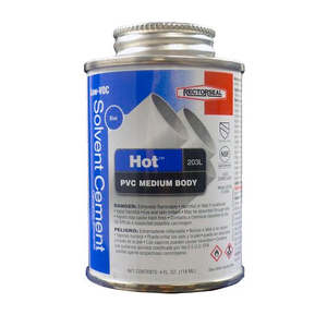 Spa Pool Glue And Primer: Weld-On® 747 Pool "R" Spa Blue PVC Cement – 118ml