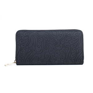 Wallet - Teardrop Patterned Black - The Specialty House