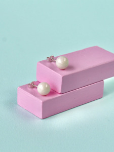 Products: Indigo Pearl Studs