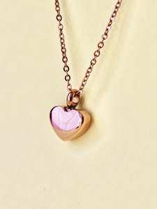 Pendants: Heart Capsule Pendant