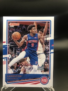 Products: 011 Langston Galloway – Donruss 20-21 – The Sport Shed