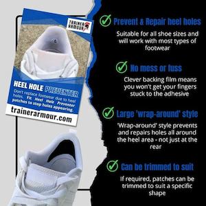 Footwear Accessories: Trainer Armour Heel Hole Preventer