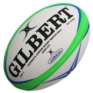Sports Gear Rugby Balls: Gilbert Pathways Match Rugby Ball Size 3