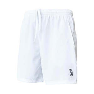KOOKABURRA TRAINING SHORTS - WHITE