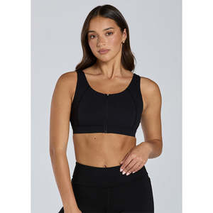 Clothing: Abi And Joseph Run Swim Active Zip Front Crop