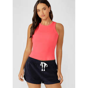 Clothing: Lorna Jane Basics Rib Tank - Guava Glow