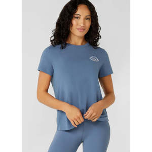 Clothing: Lorna Jane Lotus T-Shirt - Moonlight Blue