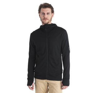 Clothing Mens Long Sleeve Tops: Icebreaker Men's Merino 260 Quantum IV Long Sleeve Zip Hoodie