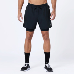 Clothing Mens Shorts: Squat Wolf Men’s Essential 5" Pro 2-In-1 Shorts