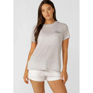 Lorna Jane Lotus T Shirt – Light Grey Marl
