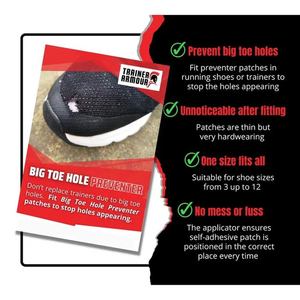 Footwear Accessories: Trainer Armour Big Toe Hole Preventer Pack