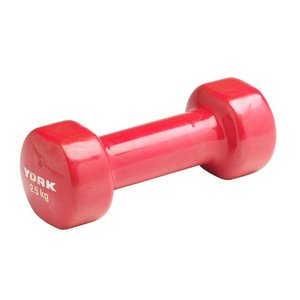 York 2.5kg Vinyl Dipped Dumbbell