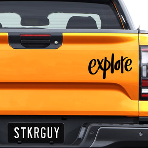 Frontpage: Explore Decal Sticker