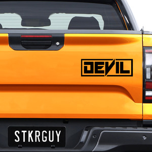 Frontpage: Devil Decal Sticker