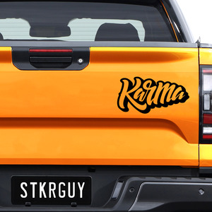Karma Decal Sticker