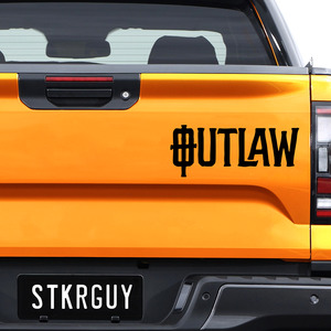 Outlaw Decal Sticker