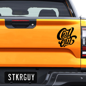 Chill Out Decal Sticker