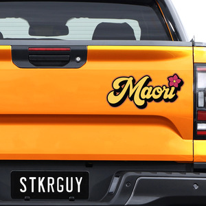 Cute Maori Text Decal Sticker