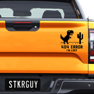 Frontpage: Error 404 I am Lost Decal Sticker