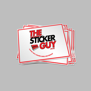 Custom Promotional Rectangle Individual Cut Stickers