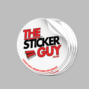 Customised Decals: Custom Promotional Round Individual Cut Stickers