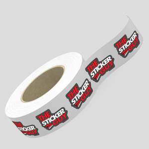 Custom Label Sticker Roll Kiss Cut / Die Cut