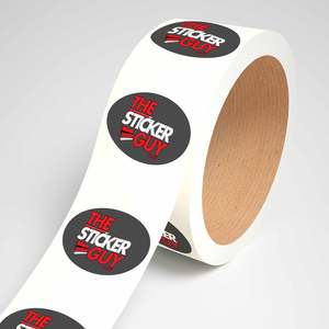 Customised Decals: Custom Label Sticker Roll Oval