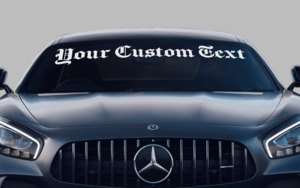 Custom Vinyl Car Banner