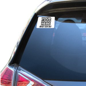 Custom Stickers: Business Logo Vinyl Stickers Square