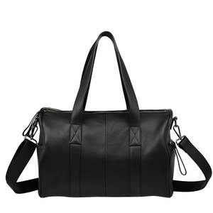 Big Bags: Deep End Bag in Black with Gun Metal Zips by Status Anxiety